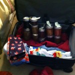 Suitcase with Jars