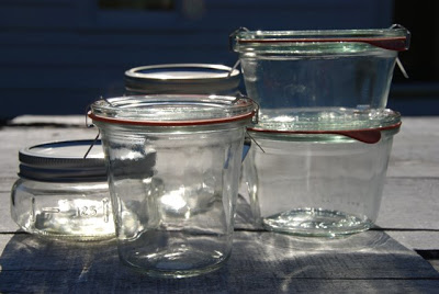 empty glass jars