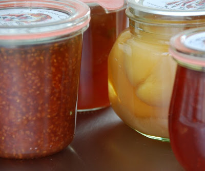 food in jars