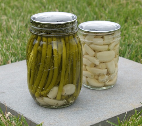 pickled scapes